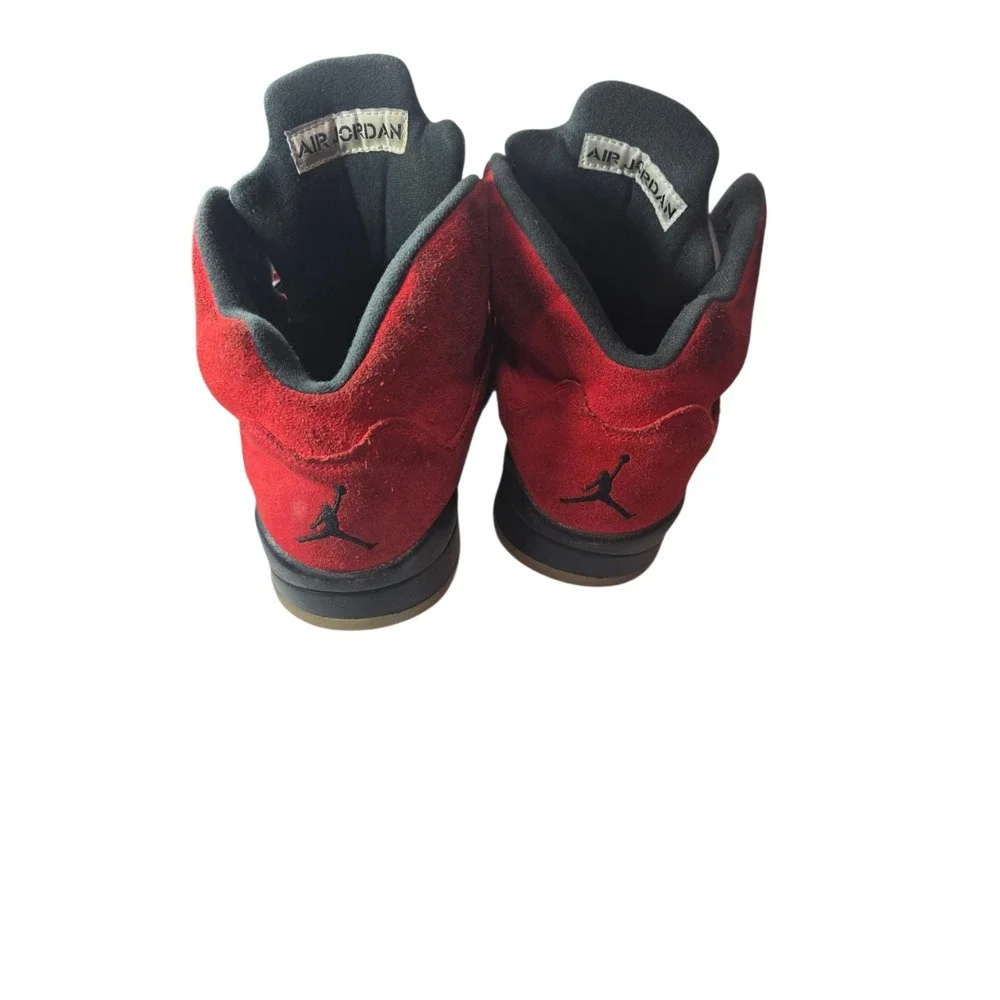 Nike Air Jordan 5 Retro 'Raging Bull' DD0587-600 Size 9.5 Red Suede COA
